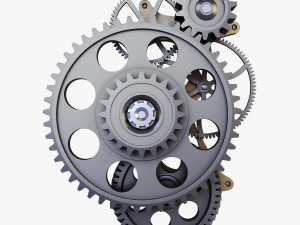gear mechanism v 4 3D Модель