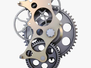gear mechanism v 4 3D Model