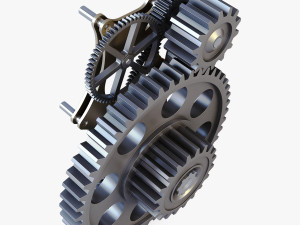 gear mechanism v 4 3D Модель