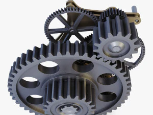 gear mechanism v 4 3D Model