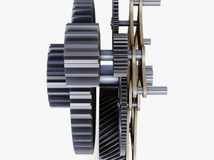 gear mechanism v 4 3D Модель