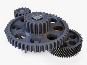 gear mechanism v 4 3D Модель
