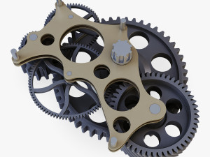 gear mechanism v 4 3D Модель