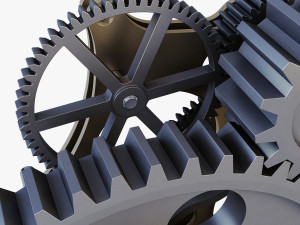 gear mechanism v 4 3D Модель