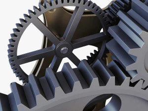 gear mechanism v 4 3D Model