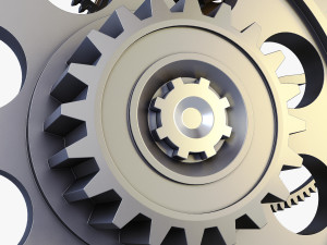 gear mechanism v 4 3D Модель