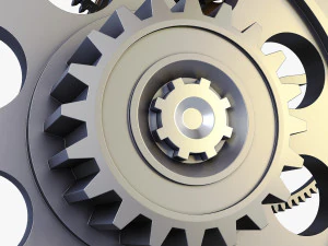 gear mechanism v 4 3D Model