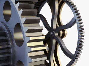 gear mechanism v 4 3D Модель