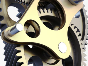gear mechanism v 4 3D Model