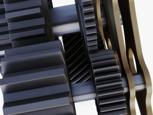 gear mechanism v 4 3D Model