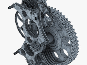 gear mechanism v 4 3D Модель