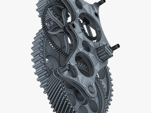 gear mechanism v 4 3D Модель