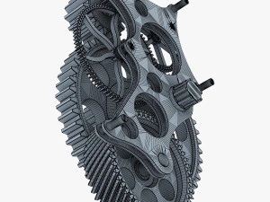 gear mechanism v 4 3D Model