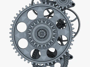 gear mechanism v 4 3D Model