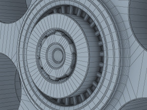gear mechanism v 4 3D Модель