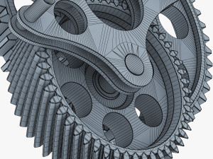 gear mechanism v 4 3D Модель