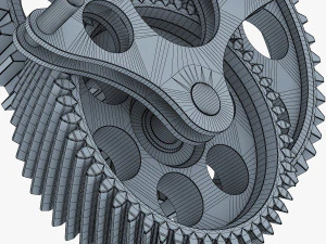 gear mechanism v 4 3D Model