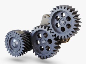 gear mechanism v 5 3D Модель