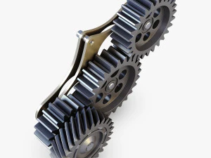 gear mechanism v 5 3D Model