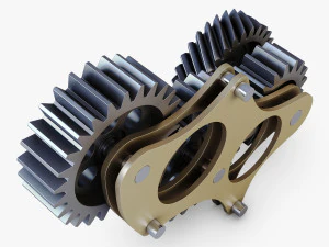 gear mechanism v 5 3D Model