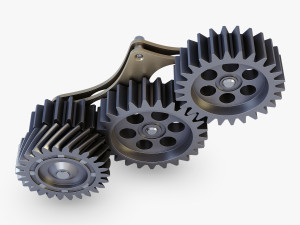 gear mechanism v 5 3D Модель