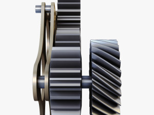 gear mechanism v 5 3D Модель