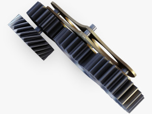 gear mechanism v 5 3D Модель