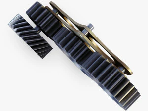 gear mechanism v 5 3D Model