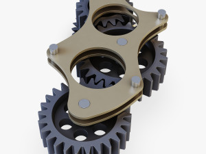 gear mechanism v 5 3D Модель