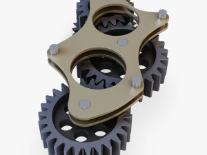 gear mechanism v 5 3D Model