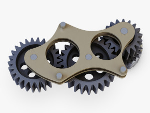 gear mechanism v 5 3D Модель
