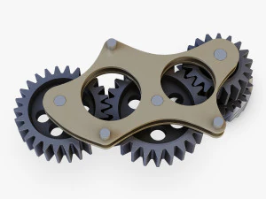 gear mechanism v 5 3D Model