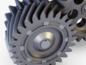 gear mechanism v 5 3D Модель