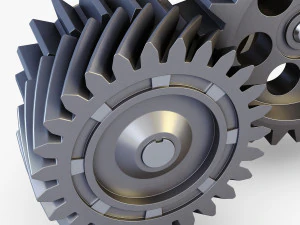 gear mechanism v 5 3D Model