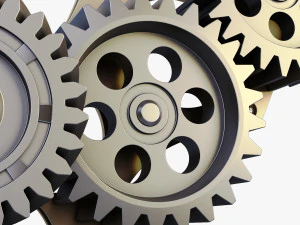 gear mechanism v 5 3D Model
