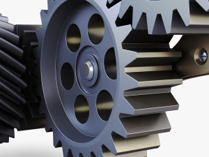 gear mechanism v 5 3D Model