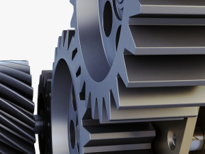 gear mechanism v 5 3D Модель