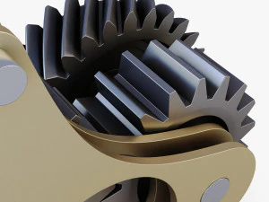 gear mechanism v 5 3D Model