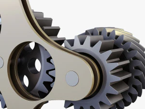 gear mechanism v 5 3D Model