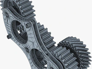 gear mechanism v 5 3D Model