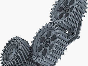 gear mechanism v 5 3D Модель
