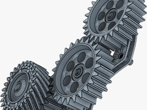 gear mechanism v 5 3D Model