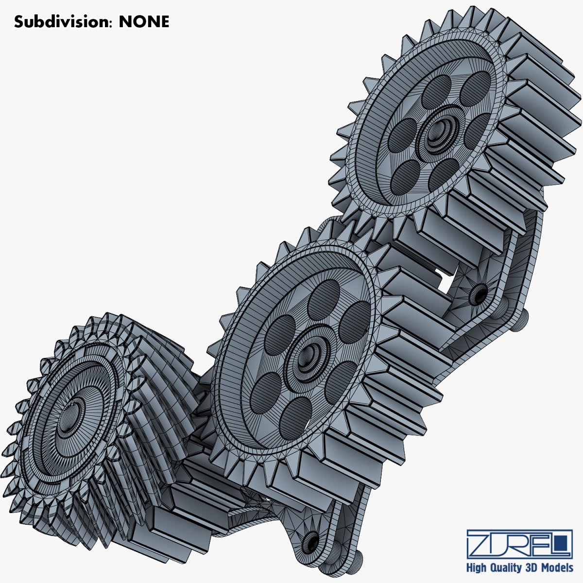 Gears 3D Model $20 - .skp .obj .c4d .3ds .3dm - Free3D