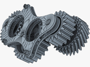 gear mechanism v 5 3D Модель