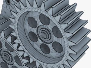 gear mechanism v 5 3D Модель