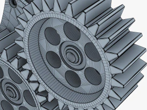 gear mechanism v 5 3D Model