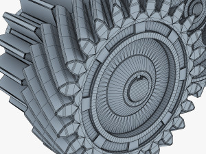 gear mechanism v 5 3D Модель