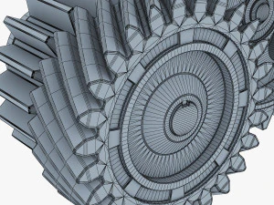 gear mechanism v 5 3D Model