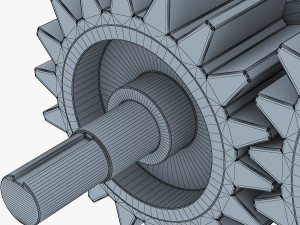 gear mechanism v 5 3D Модель
