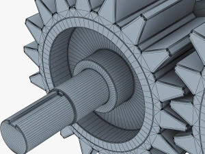 gear mechanism v 5 3D Model